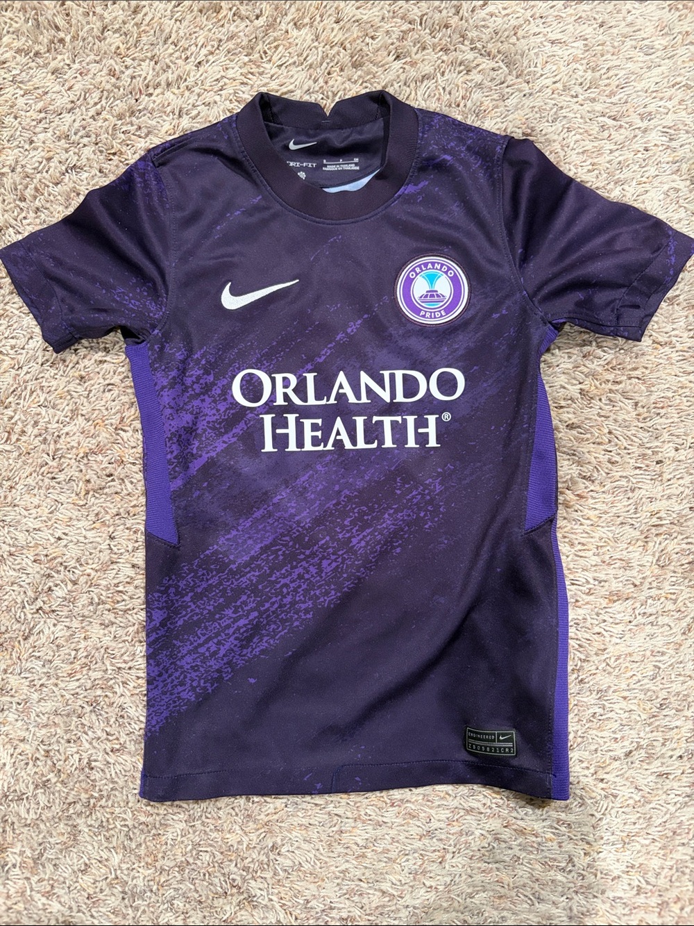 Nike Kids Purple Orlando Pride Soccer Jersey